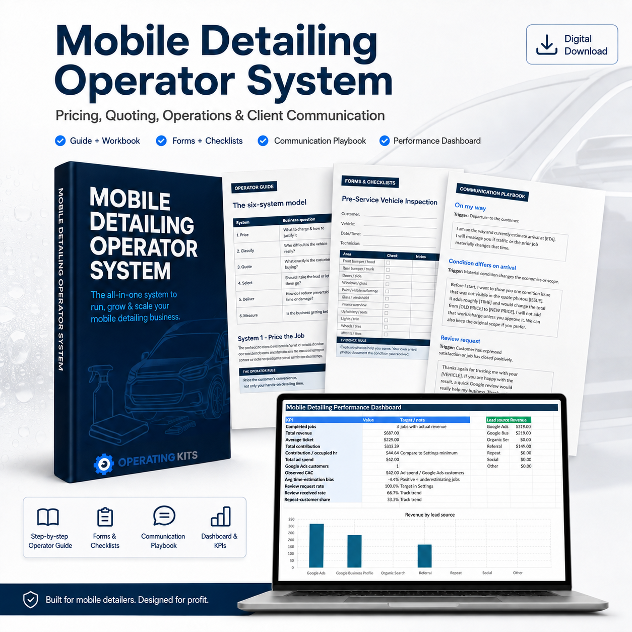 Mobile Detailing Operator System