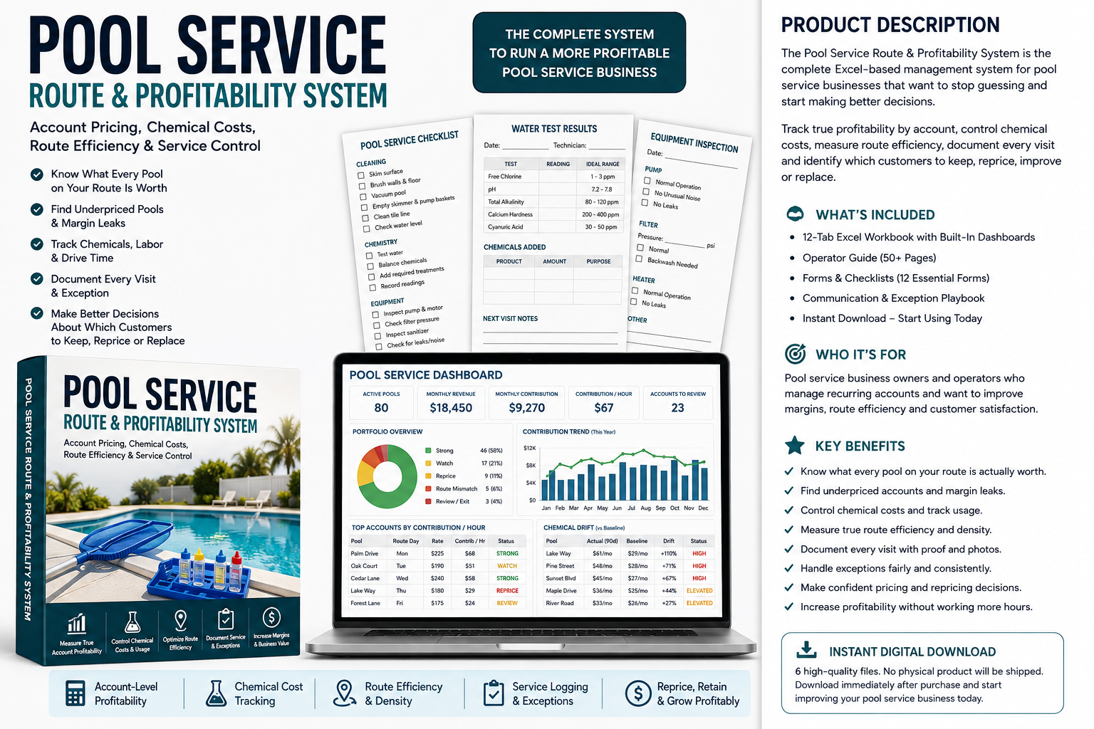 Pool Service Route & Profitability System