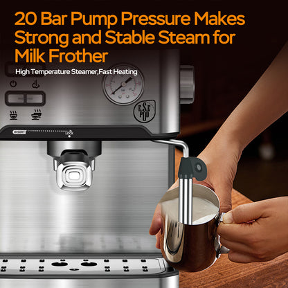 Stainless Steel Espresso Machine