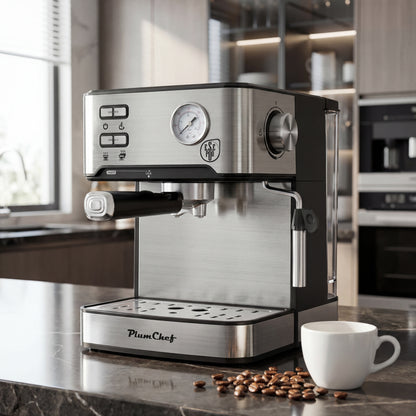 Stainless Steel Espresso Machine